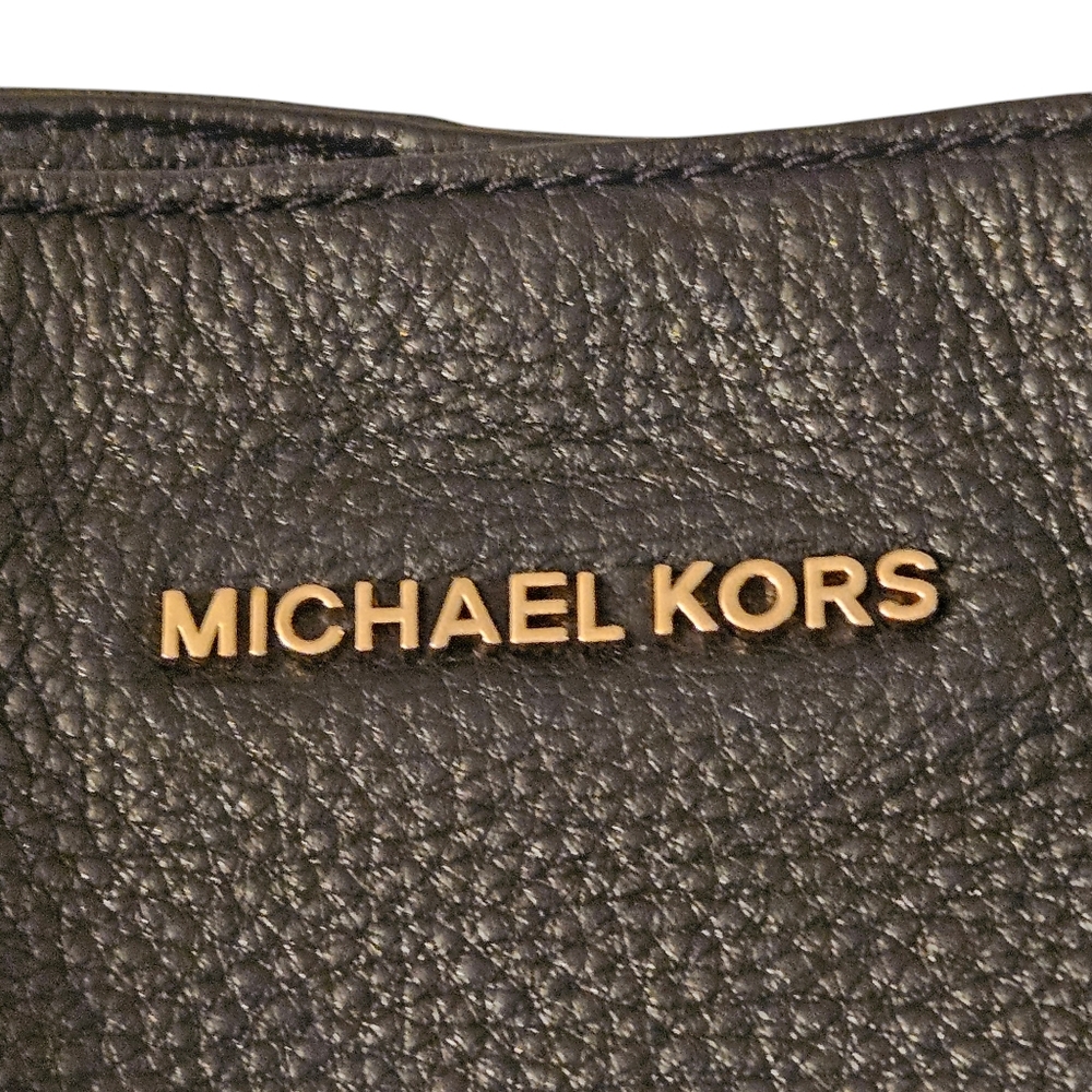 Michael Kors black leather purse - Picture 3 of 6